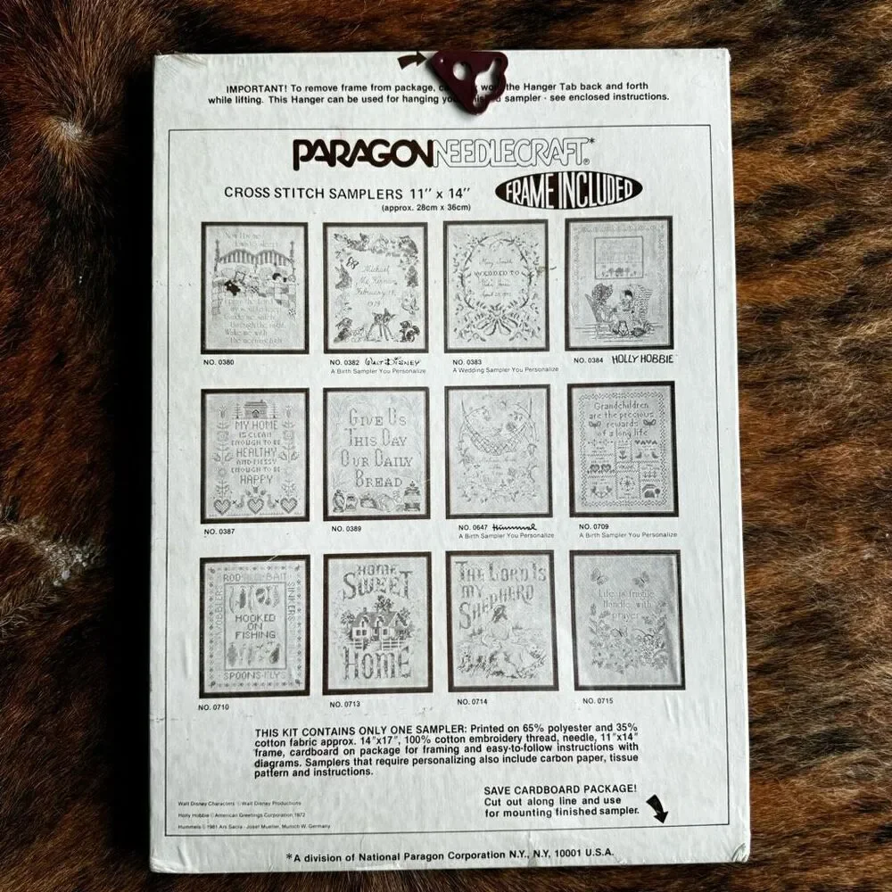 Vintage 70’s Paragon Needlcraft Kit 0429 A Women’s Work New In Box